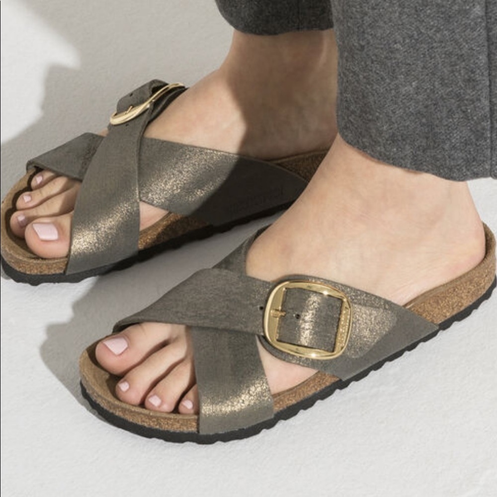NWT Birkenstock Siena Big Buckle Sandal size 5